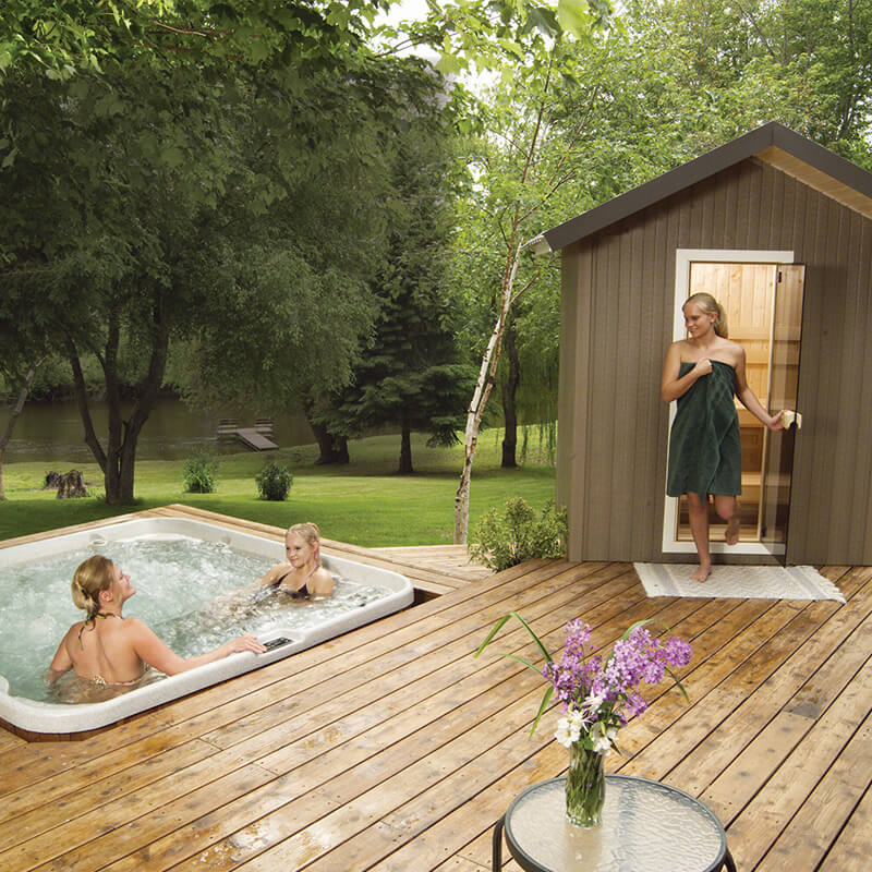 Finnleo Traditional Outdoor Saunas Patio Series Product Image