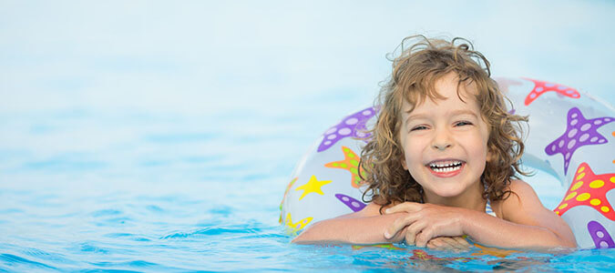 Pool Safety Tips Family Image